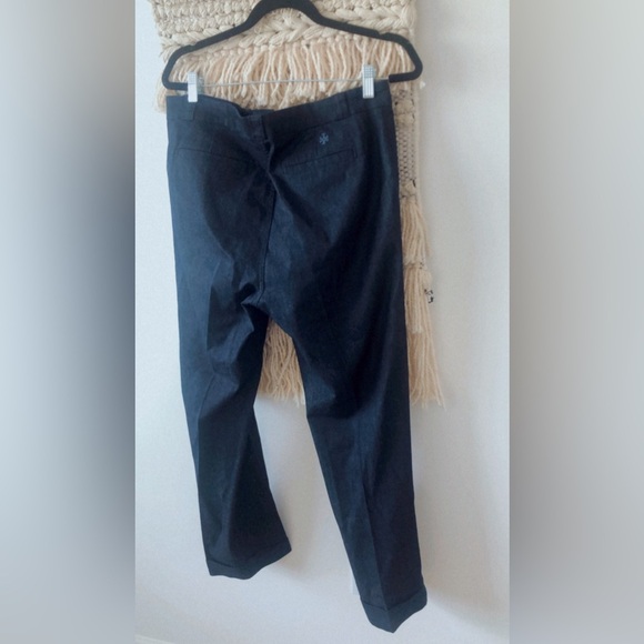 Tory Burch Etta Short and Sweet Cuffed Trousers Jeans Size 31 - Picture 2 of 4